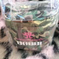 浜崎あゆみ BABBI 迷彩ポーチ 新品未使用 缶バッジ付 完全完売品 最