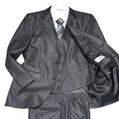 美品 JOHN PEARSE ジョンピアース スリーピース スーツ ヘリンボーン