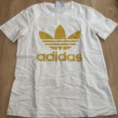 adidas レディース　ホワイト ロゴ Tシャツのサムネイル