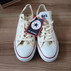 みゆ　様専用CONVERSE ALL STAR オフホワイトローカットスニーカーのサムネイル