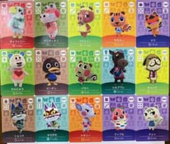 35枚　どうぶつの森　アミーボカード　amibo ジュン　アップル　まとめ売りのサムネイル