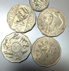 オーストラリア 50セント記念硬貨 4種類 - メルカリ