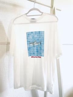 最終価格！新品未使用⭐︎ジェラートピケオム接触冷感SHARK柄ＴシャツLサイズのサムネイル