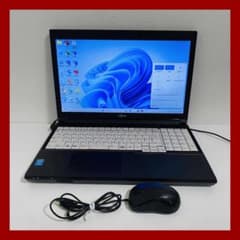 Y850 Fujitsuノートパソコンi5高速SSDサクサク動くWindow11 - メルカリ