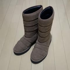 REMME レメ スエード キルティング ブーツ ブラウン