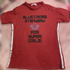 BLUE CROSS Tシャツ 赤色のサムネイル