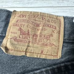 ZONO様専用　Levi's 501 0658 ブラックデニム 先染めのサムネイル