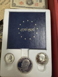 1976年 アメリカ建国200年記念コインセット プルーフ硬貨 - メルカリ