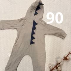 90 ロンパース　怪獣　きょうりゅう　恐竜　ハロウィン　コットン　韓国