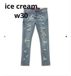 ICECREAM スキニーデニム BAPE NIGO ファレル drip W30のサムネイル