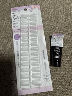 キャンドゥ　薄型ネイルチップ　スクエア ネイルチップジェルのサムネイル