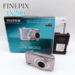 FUJIFILM FINEPIX JX200 オールドコンデジ 箱付き シルバー - メルカリ