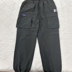 #FR2 カーゴパンツ ブラック紫 短パンにもなりますのサムネイル