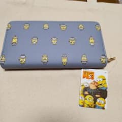 ミニオン柄 グレー 長財布のサムネイル
