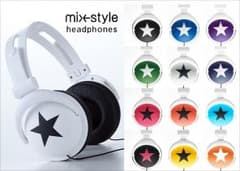 MIXSTYLE ヘッドホン STAR ブラックのサムネイル