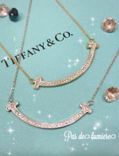 ハンドメイド♡Tスマイルネックレスのサムネイル