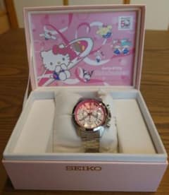 限定品・新品】ハローキティ50周年記念新幹線コラボ SEIKO腕時計 M