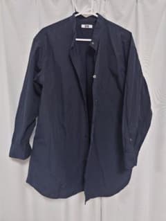 ユニクロ　ノーカラー　M　オーバーサイズ　UNIQLO U ブラック　長袖　黒のサムネイル