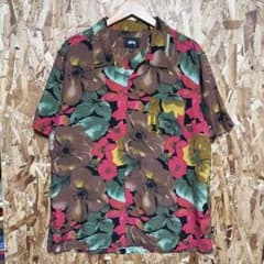 stussy アロハシャツ オープンカラーシャツ