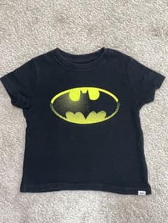 バットマン ロゴTシャツ 黒 95センチのサムネイル