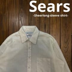 Sears 시어스 시어 스트라이프 긴팔 셔츠