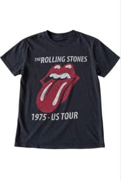 ROLLING STONES Tシャツ 黒 古着 バンTのサムネイル