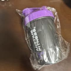【非売品】エニタイムフィットネスのプロテインシェイカーボトル　400ml 新品のサムネイル