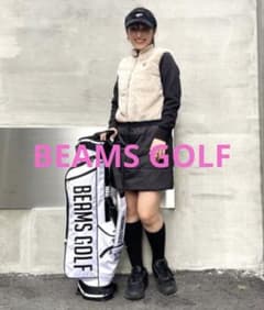 BEAMS GOLF レディース ファー&中綿ワンピース ロングベスト M BEAMS GOLF 中綿ワンピース ファーベスト L - メルカリ
