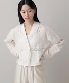 16日まで値下げ❗️apartby バテンレースシャツ 限定値下げ！アパートバイ バテンレースシャツ - メルカリ