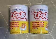 雪印メグミルク ぴゅあ 粉ミルク 820g 2缶セット - メルカリ