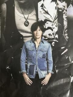 B’z稲葉浩志さん着用 AKMパッチワークウェスタン ストレッチデニムシャツ B'z稲葉浩志さん着用 AKMパッチワークウェスタン ストレッチデニム