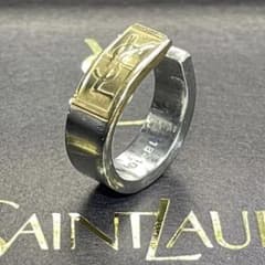 Yves Saint Laurent スプーンリング　10〜11号 Yves Saint Laurent スプーンリング 10〜11号 - メルカリ