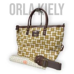 Orla Kiely オーラカイリー 花柄 総柄 2way トートバッグ 極美品