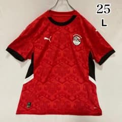 エジプト代表 2025 ユニフォーム ホーム 半袖 レプリカ　インポートLサイズ エジプト代表 2025 ユニフォーム ホーム 半袖 レプリカ