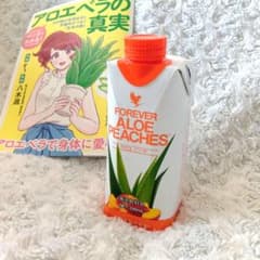 フォーエバー アロエピーチジュース330ml1本＋冊子1冊 - メルカリ