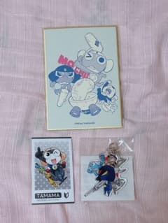 ケロロ軍曹　オンラインくじ景品　くじ引き堂　アクキー　色紙　特典　セットのサムネイル