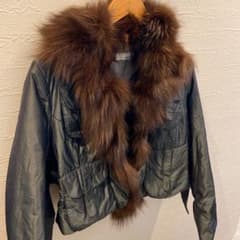 ファックスファー付き❤️美品　専用イタリア製のサムネイル