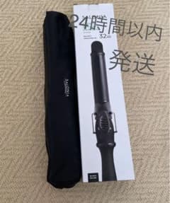 SALONIA セラミックカール アイロン 32MM オールブラックのサムネイル
