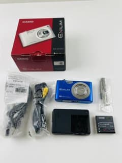 カシオ　デジカメ　エクシリム　EX-Z100   ブルー【付属品・箱付き】のサムネイル
