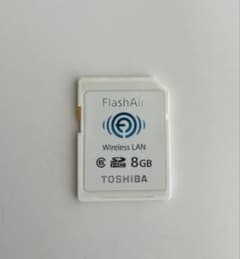 FlashAir TOSHIBA 8GB SDカードのサムネイル