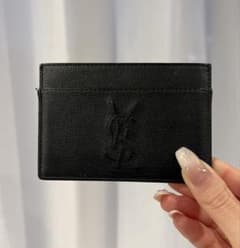 YSL ブラック レザー カードケースのサムネイル