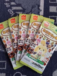 amiiboカード 弾一弾 5パックのサムネイル