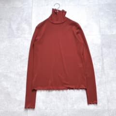 VIVIENNE TAM パワーネット 総柄 フリル袖 ハイネック カットソー 美品✨】ヴィヴィアンタム ハイネック カットソー パワーネット フリル