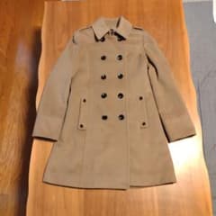 UNITED ARROWS ウール100% ピーコート ベージュのサムネイル