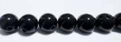 ラスト1セット ＊ 天然石ビーズ【 ブラックオニキス 】 ラウンド８mm×10個のサムネイル