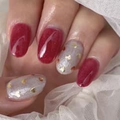 ネイルチップ 粘着テープ付き ハートネイルのサムネイル