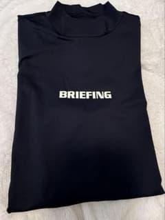 BRIEFING ネイビー ハイネック半袖シャツ - メルカリ