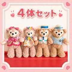 4点セット」ダッフィー シェリーメイぬいぐるみバッジ - メルカリ