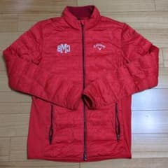 キャロウェイ ダウンジャケット レッド Lサイズ - メルカリ