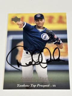 MLBデビュー年】JETER!! ジーター アッパーデック初の直筆サインカード 